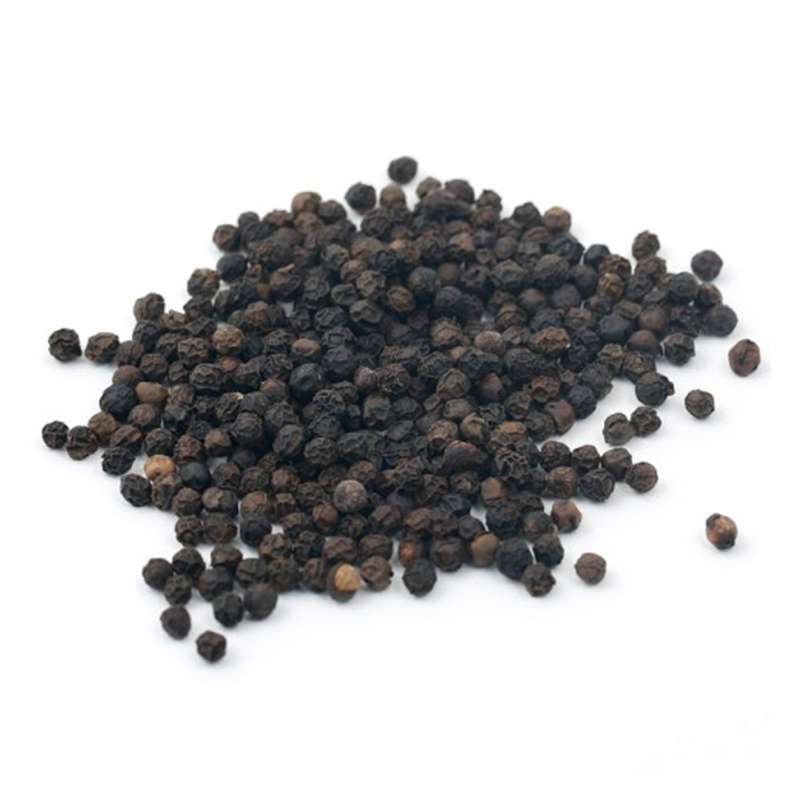 Pimienta negra en grano Bote de 800 gramos.