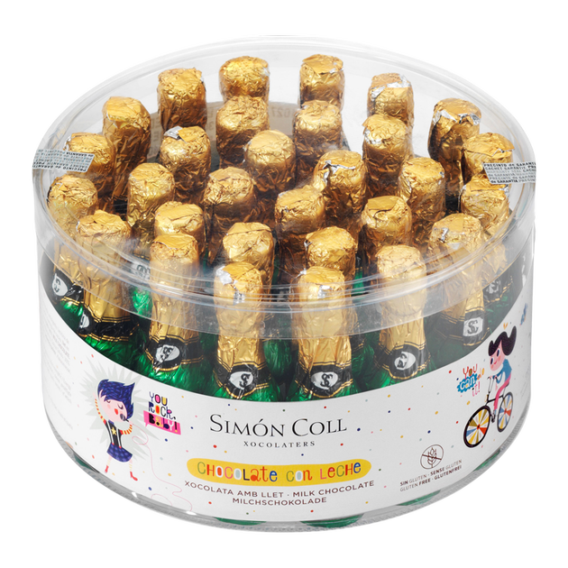 Botellas Chocolate Simon Coll de 30 unidades