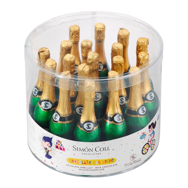 Botellas Chocolate Simon Coll de 20 unidades
