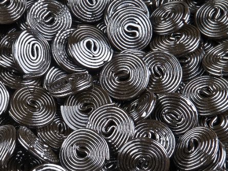 Discos Negros Haribo Bolsa de 2kg.