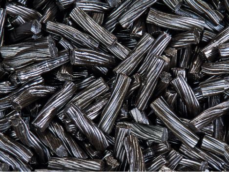 Lampions Negros Haribo Bolsa de 2kg.