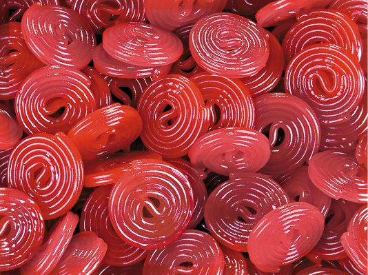 Discos Rojos Haribo Bolsa de 2kg.