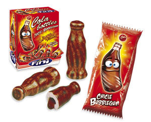 Chicle Botellas Cola Fini Estuche de 200 unidades.