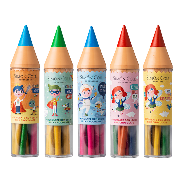 Super Lapiz Chocolate Simon Coll de 18 unidades