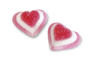 Corazón Tricolor Fini Bolsa de 1kg.