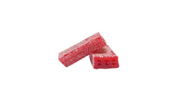 Ladrillos Fresa Pica Vidal Bolsa de 250 unidades.