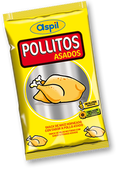 Pollitos Amarillos Aspil Caja de 28 unidades.