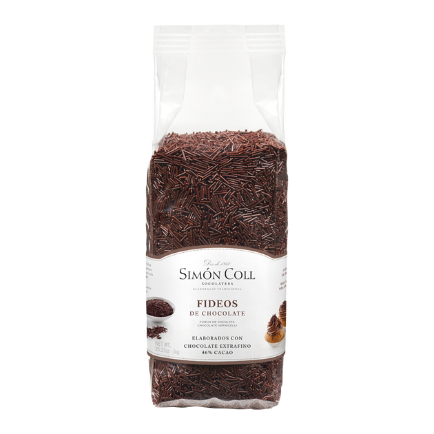 Fideos Chocolate 46% Cacao Simon Coll de 1kg
