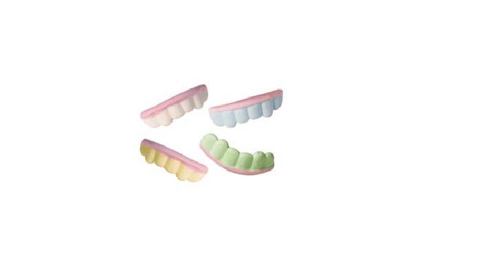 Dentaduras Foam Vidal Bolsa de 250 unidades.