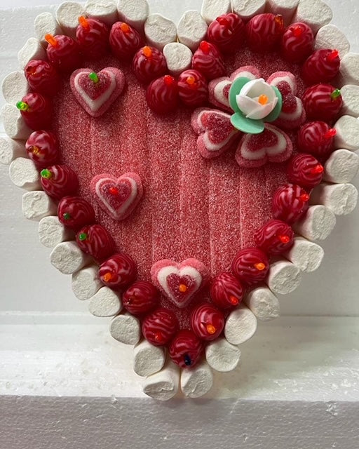 Tarta Corazón Golosinas Grande