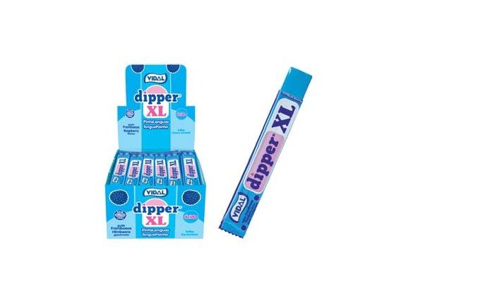 Dipper XL Frambuesa Vidal Estuche de 100 unidades.