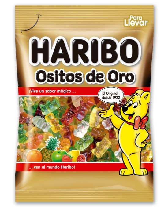 Ositos Oro Haribo Bolsita de 100gr.