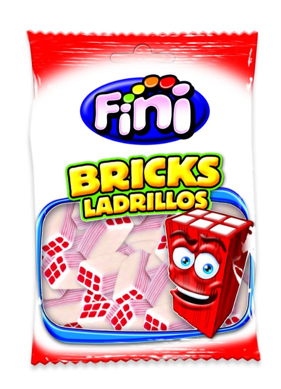 Blokis Nata Fresa Fini Bolsita de 100 gramos.