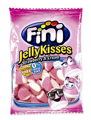 Besos Fresa Nata Fini Bolsita 100gr