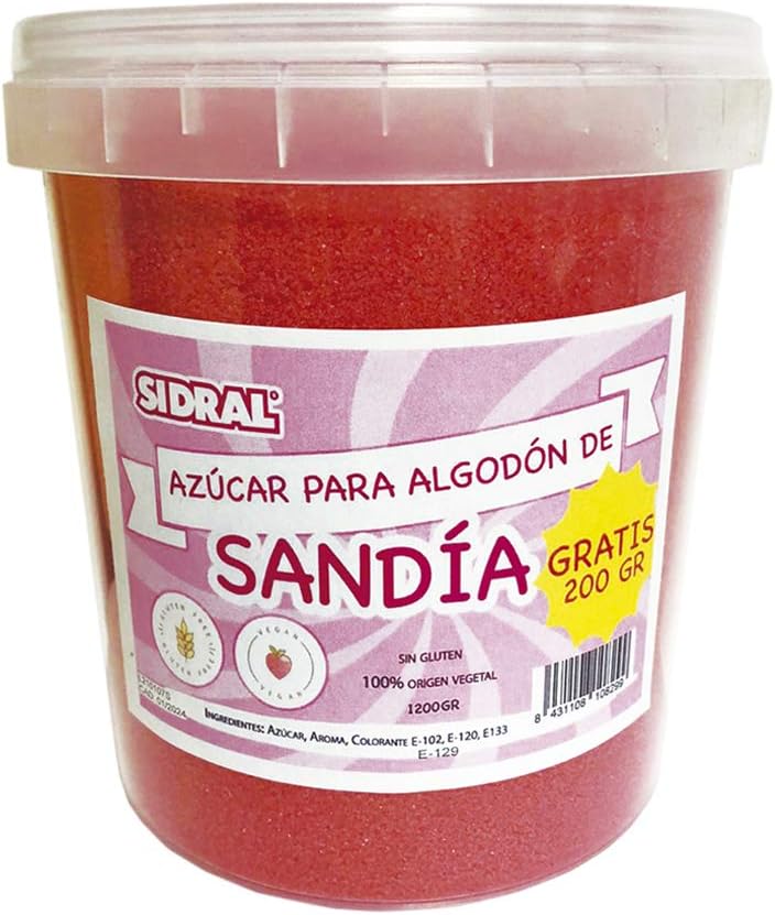 Azúcar para algodón Sandía 1.2kg