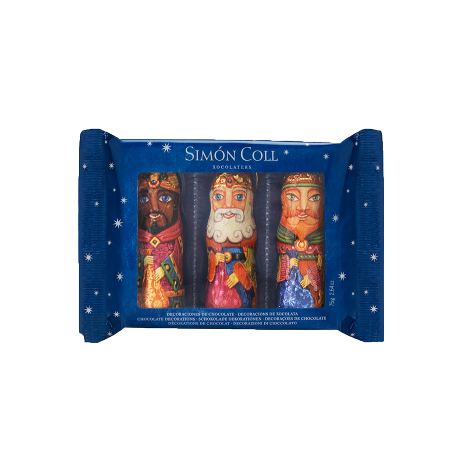 Reyes Magos Chocolate Simon Coll de 3 unidades
