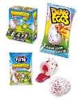 Chicle Huevos Dinosaurio Fini Estuche de 200 unidades.