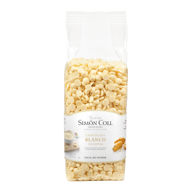 Gotas Chocolate Blanco Simon Coll de 1 kg