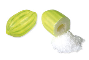 Chicle Melones Fini Bolsa de 250 unidades.