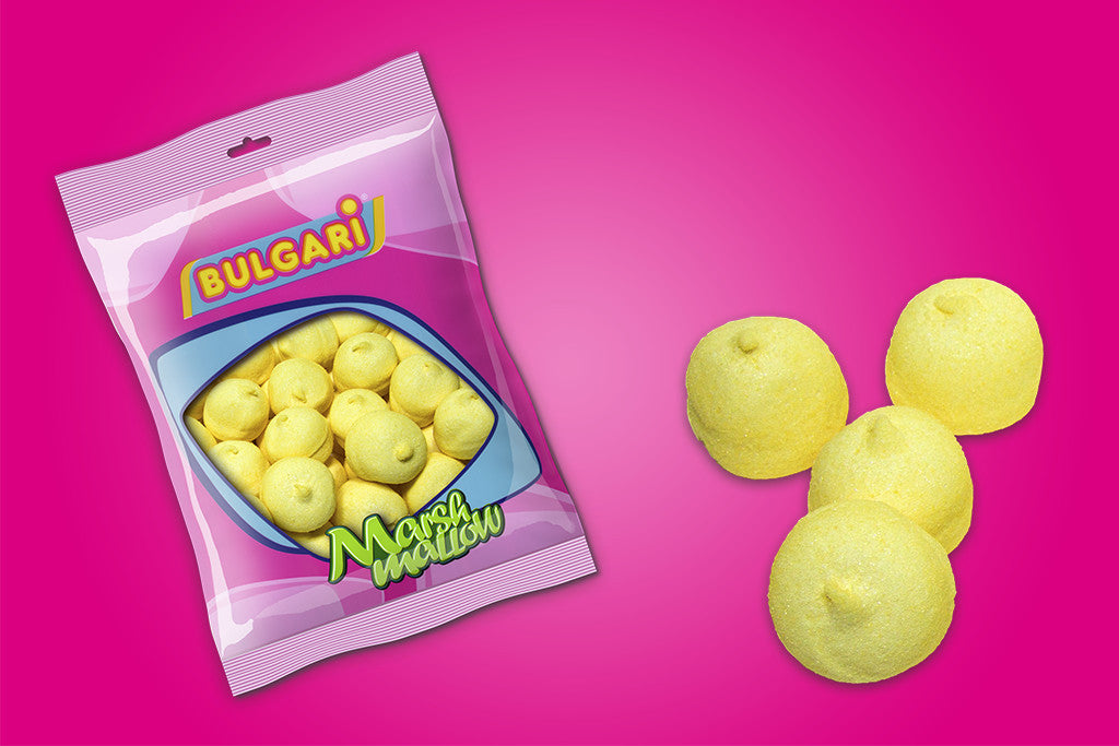 Bolas Amarillas Bulgari Bolsa de 110 unidades.