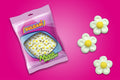 Margaritas Blancas Bulgari en bolsa de 100 unidades.