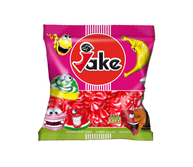 Besos Twist Fresa Jake Bolsa de 250 unidades.