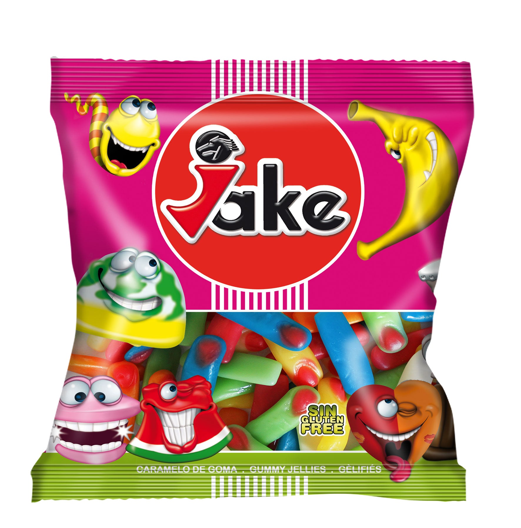 Dedos Brillo Jake Bolsa de 250 unidades.