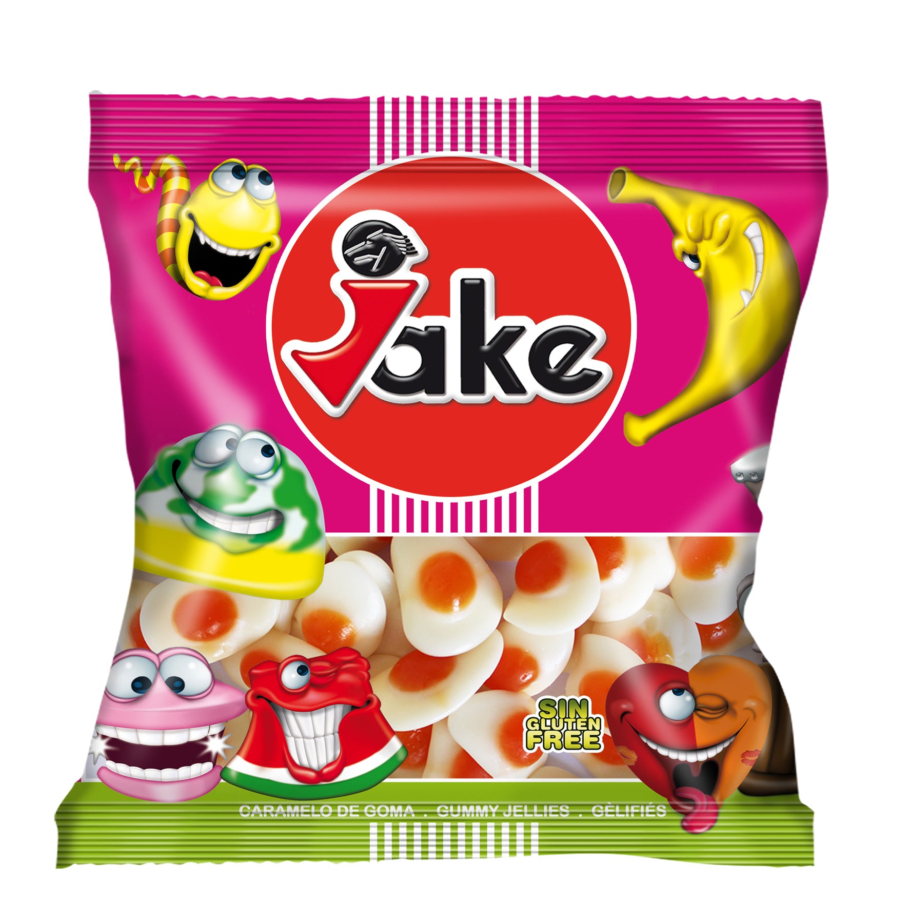 Huevos Fritos Jake Bolsa de 250 unidades.