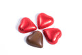 Corazones Chocolate Rojos Bolsa de 1kg.