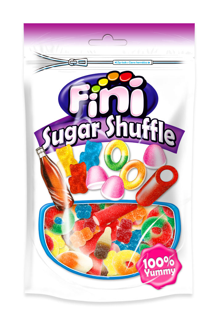 Sugar Shuffle Fini Bolsita de 180 gramos.