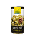 Aceitunas Gigantes Rellenas de Anchoa Bernal Lata de 600 gramos.