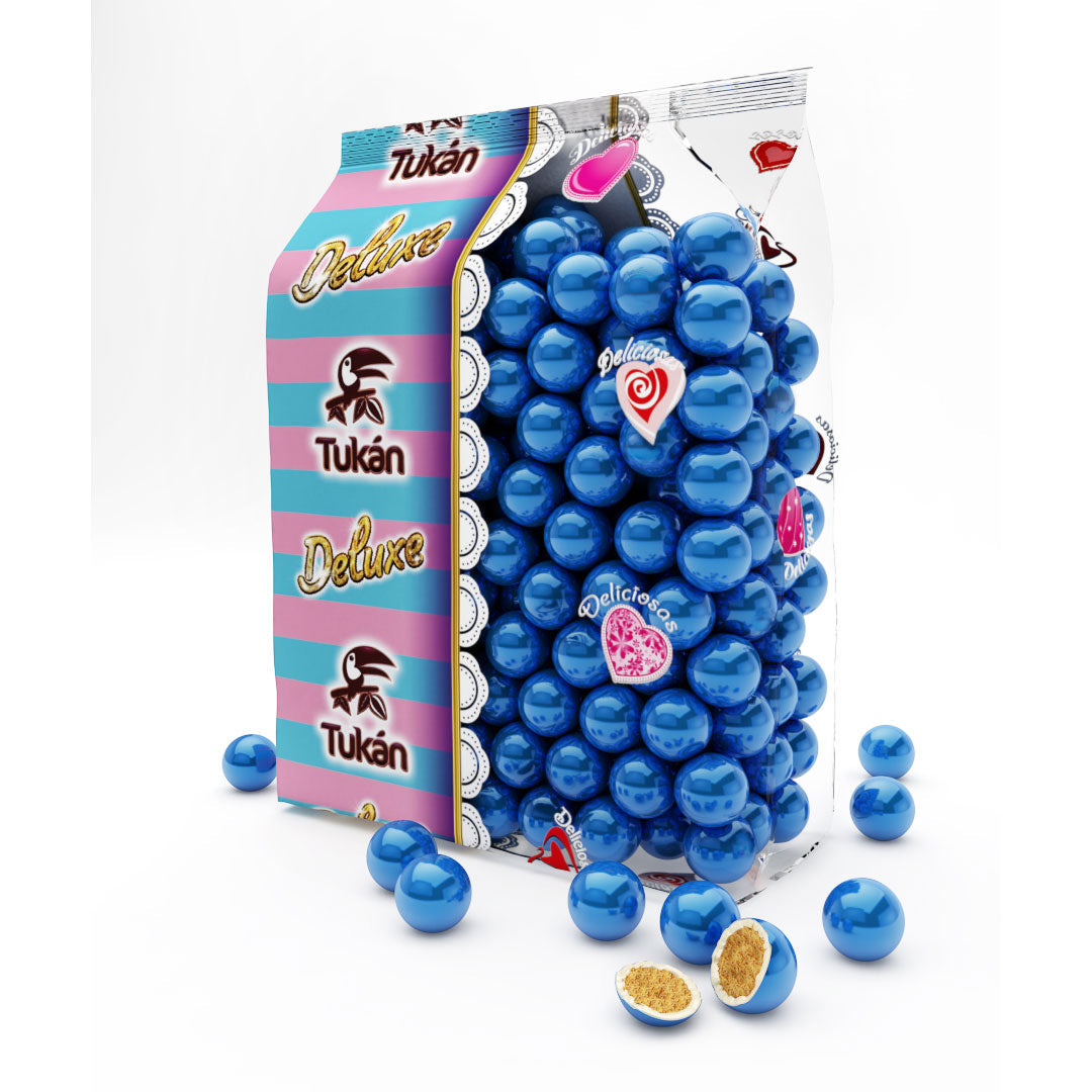 Bolas Cereal Deluxe Azul Tukán Bolsa de 1kg.