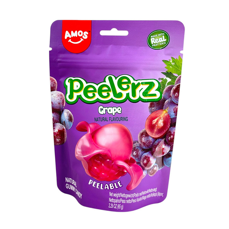 Amos Peelerz 65gr Gummy Uva