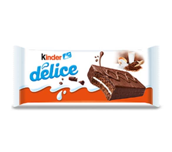 Kinder Delice estuche de 20 unidades.