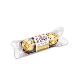Ferrero Rocher 3 unidades.