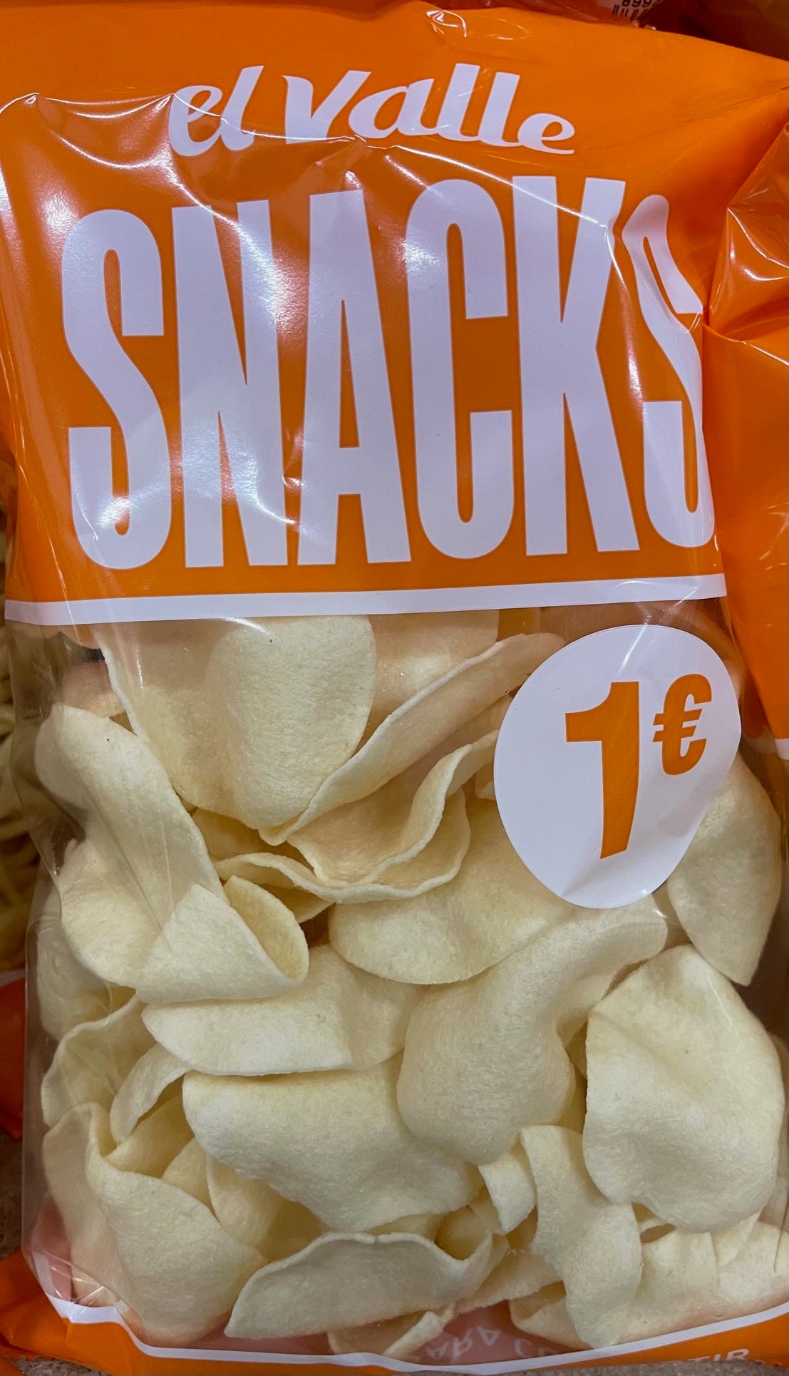 Patatas Chic El Valle Bolsa de 120 gramos.