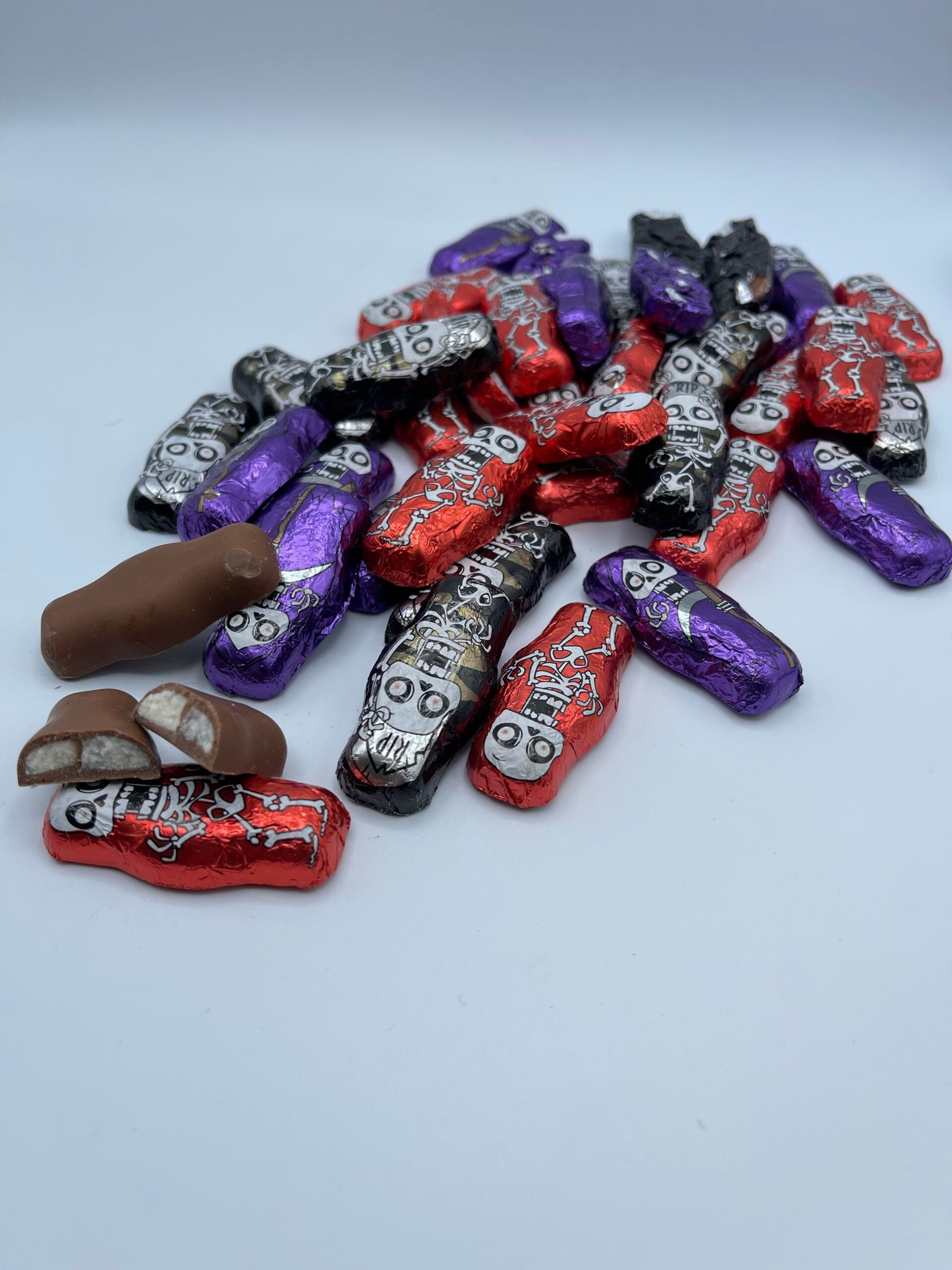 Esqueletos Chocolate Bolsa 125u
