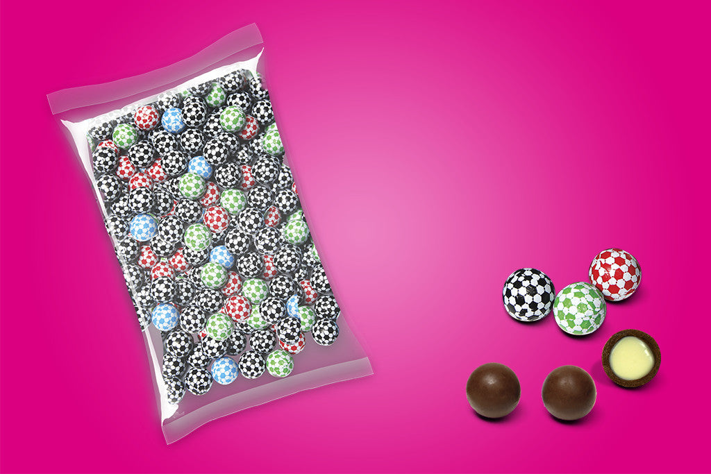 Balones Chocolate Interdulces en Bolsa de 175 unidades.