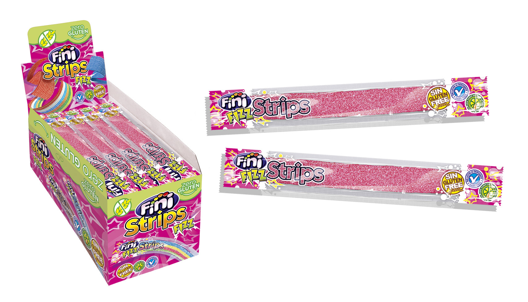 Lenguas Zero Gluten Envueltas Fini Estuche de 125 unidades.