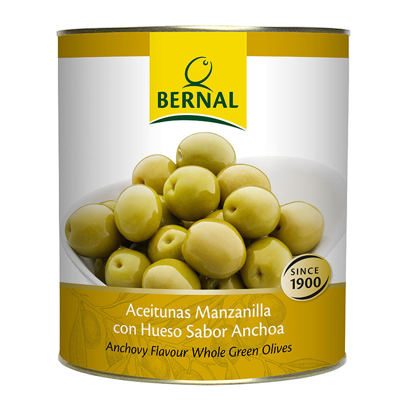 Aceituna Manzanilla Bernal Lata de 5kg.