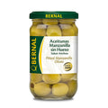 Aceituna Manzanilla Sin Hueso Bernal Bote de Cristal de 140 gramos.