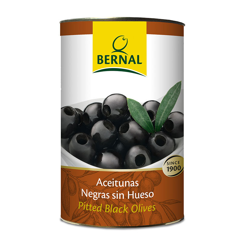 Aceituna Negra Sin Hueso Bernal Lata de 2kg