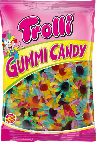 Pulpos Brillo Trolli Bolsa de 1kg.