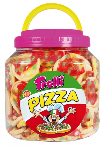 Pizzas Trolli Tarro de 120 unidades.