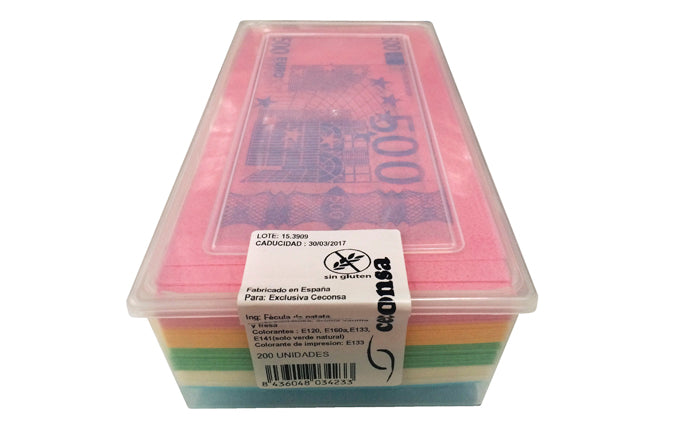Billetes de Oblea Ceconsa Estuche con 200 unidades