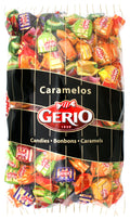 Caramelos Rellenos de Frutas 8 Sabores Gerio Bolsa de 1kg.