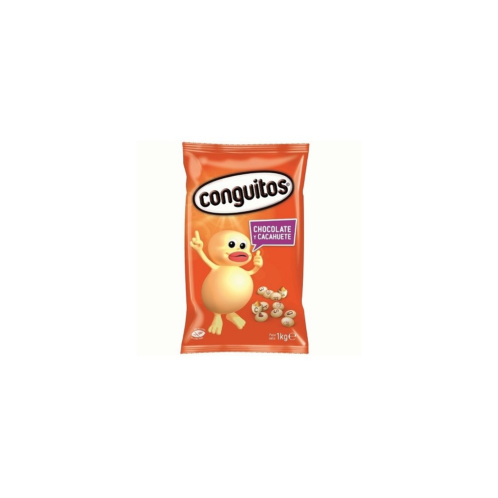 Conguitos Chocolate Blanco Lacasa Bolsa de 1kg.