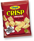 Patatas Crisp Onduladas Aspil Caja de 35 unidades.