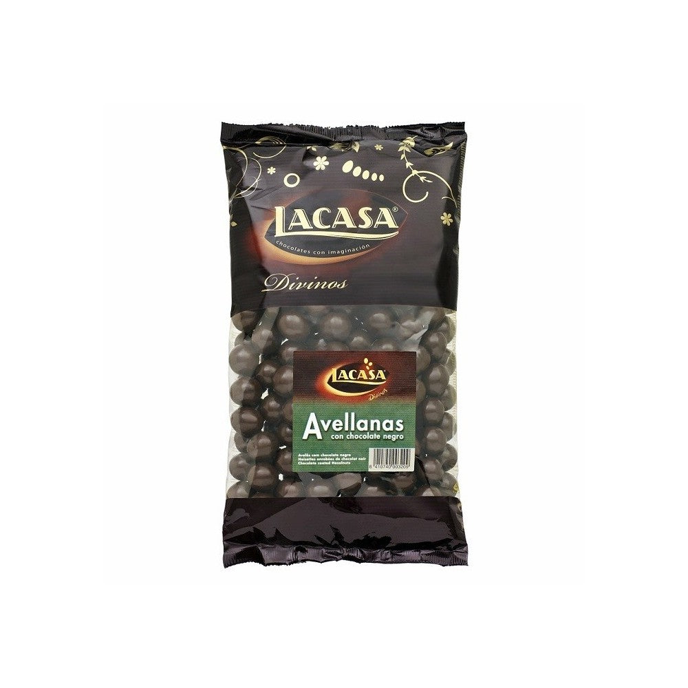 Avellana Chocolate Negro Lacasa Bolsa de 1kg.