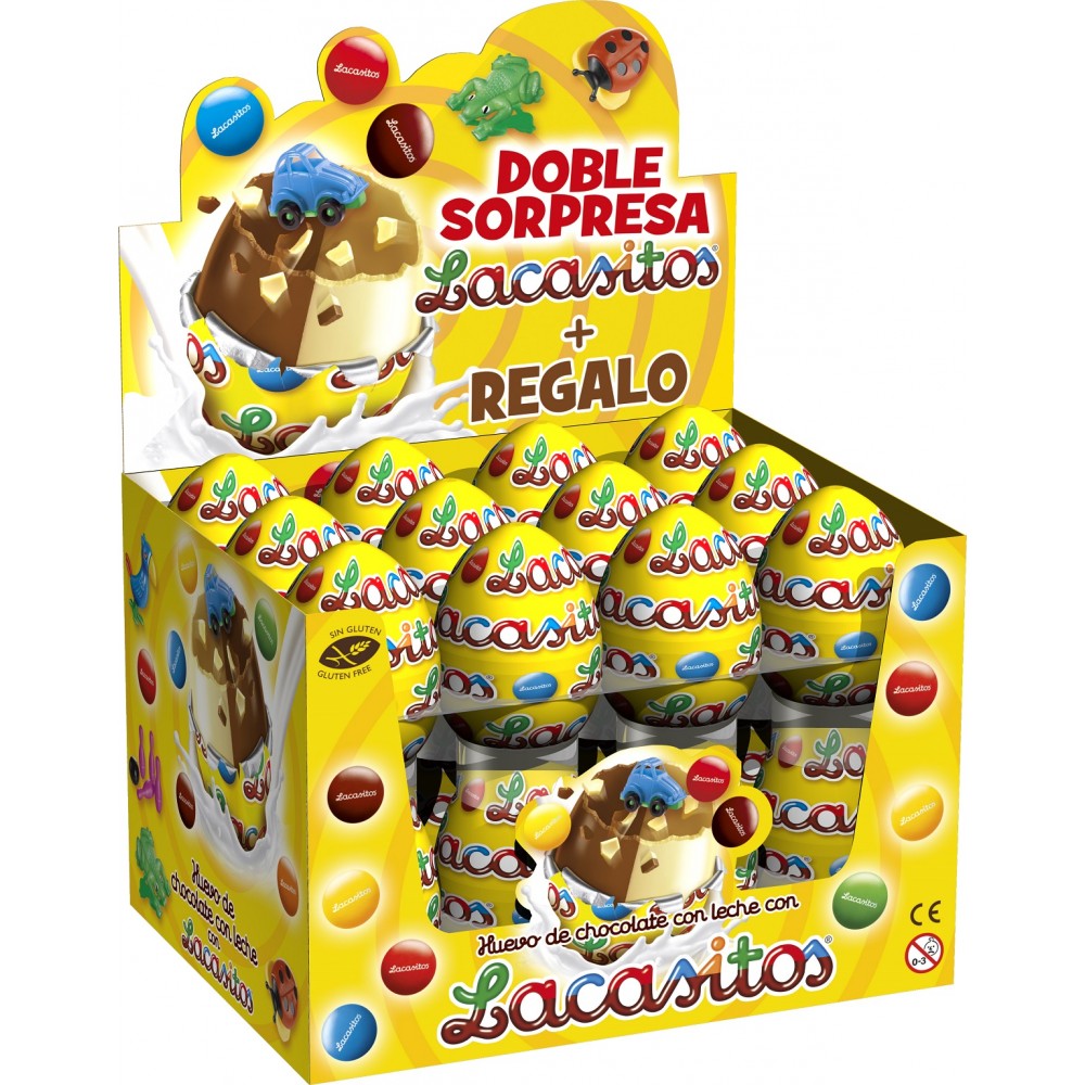 Huevos Lacasitos Estuche de 24 unidades.